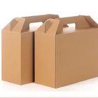 Custom Corrugated Paper Cardboard With Handle