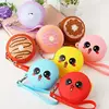 silicone rubber round Shape Wallet Portable Change Purse custom Coin Purse