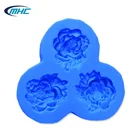 Factory Price Rose Flower Baking Silicone Cake Mold Fondant