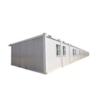 South Africa Pre Fabricated Flat Pack Container House 2 Floors Container Homes Hotel For Sale