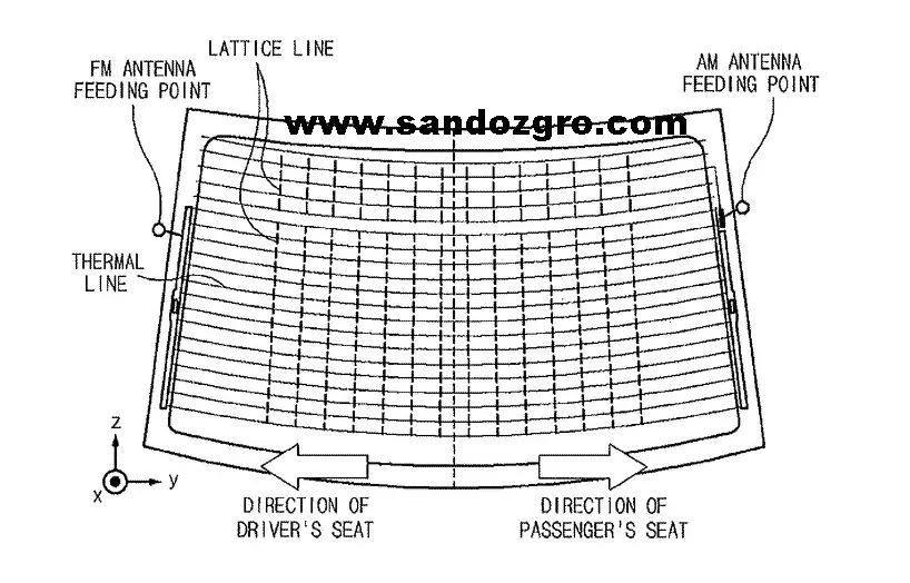 Thick film paste for windshield defogger