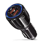 High Quality 5V 6A Dual Usb Ports Car Charger qc 3.0 Fast Charging Car Charger