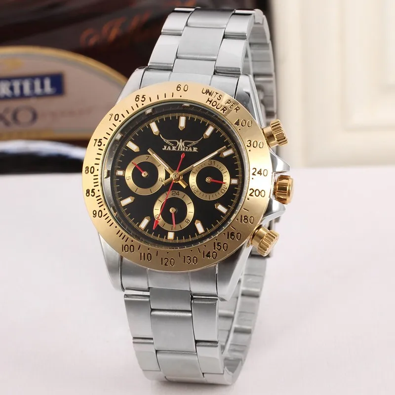 China Wholesale Jargar automatic mechanical movement designer inspired watches at cheap, reloj hombre