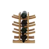 Best quality free stand 12 bottle bamboo wine rack movable wine holder