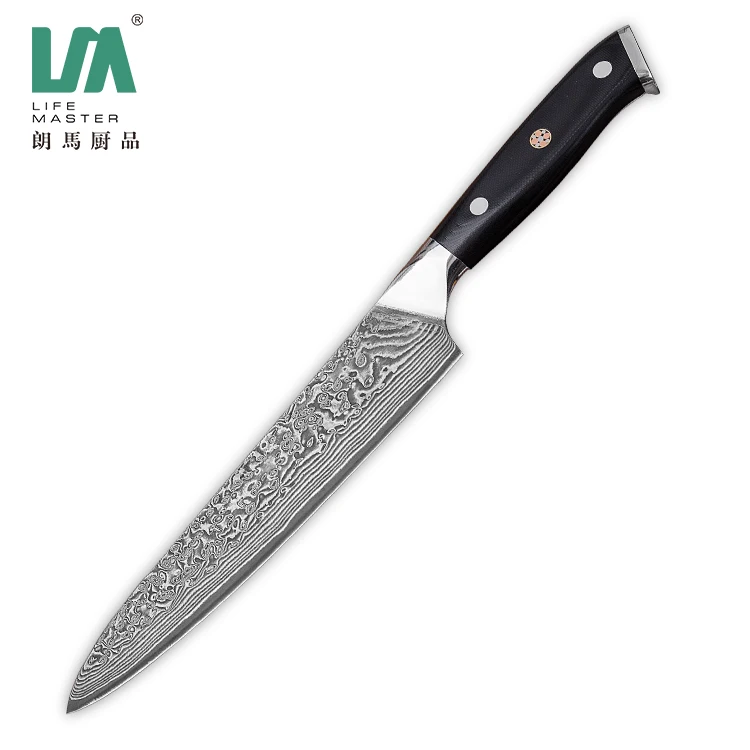 Amason Аутентичные Дамаск кухонный нож VG10 67 слоев Японский Нож Шеф повара 8 дюймов