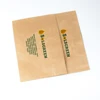 Wholesale square flat bottom coffee bag 500g /250g kraft paper coffee bean bag with valve