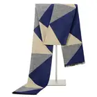 Classic Design Custom Winter Warm Men Viscose Polyester Scarf