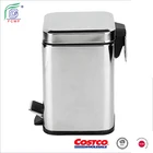 compost cold kitchen foot pedal stainless steel garbage bin