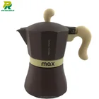 coffee pot tea pot plastic knob espresso maker one & two cups coffee maker