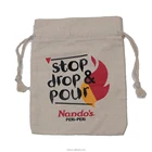 Shopping Cotton Drawstring Bag For Packaging