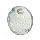 CETL standard 4" Round pancake box fan ceiling box with grounding screw