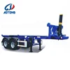 3 axles hydraulic cylinder dump/tipping container semi trailer (truck trailer for discharge container itself)