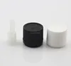 18mm black / white childproof & tamperproof CRC&TE plastic Euro dropper cap , essential oil bottle closures with orifice reducer