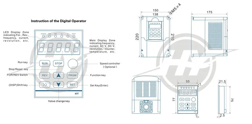 Hy Wechselrichter Hohe Qualit U00c4t 50hz 400hz 2 2kw 380 V 5a