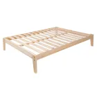 modern single queen king size wooden bed