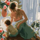 GX8118 wholesale picture by numbers with mother and son design