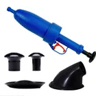Air blaster power drain cleaner for toilet and kitchen