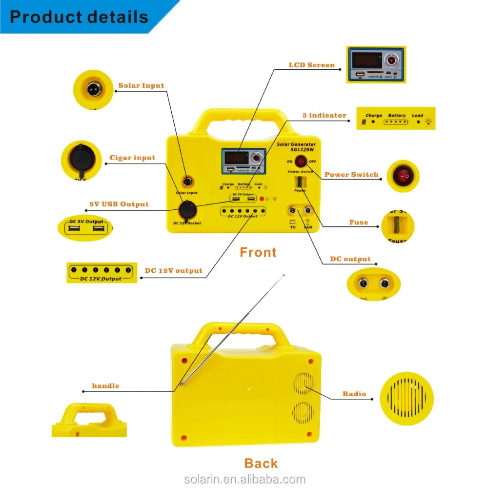 mini 500w renewable solar power atmospheric water generator