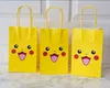 Pokemon Inspired Favor Party paper loot bags for Birthday and Pokemon Theme Party bag Gift Bag