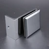High Quality Floor Mounted Aspen Square Glass Holder Clamp Clip with Bevelled Edge
