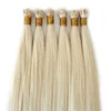 Hot Sale High Quality #60 Blond Color Russian Hair Extensions Fan Tip Hair Extension