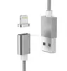 2 in 1Magnetic Charging & Sync Data Cable with LED indicator Light For iPhone /Micro USB Magnetic Cable
