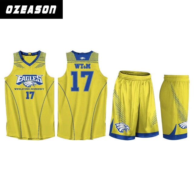 basketball jersey yellow design