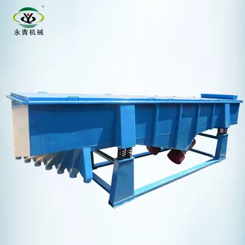 mobile carbon steel soil linear sand vibration screener