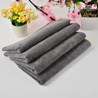 65x60cm microfibre car cleaning cloth with colorful border