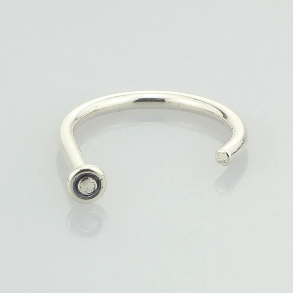 New High Quality Troll Style 925 Sterling Silver Unisex Size rings For Women Girl Charm Bead DIY Jewelry Gifts (1)