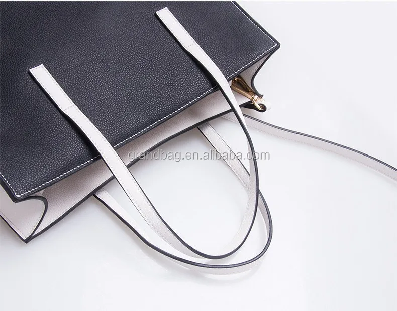 ladies bigsize tote bag handbag zipper classic shoulder bag for