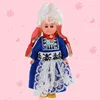 New porcelain mini girl doll international plastic girl doll toy for kids gift