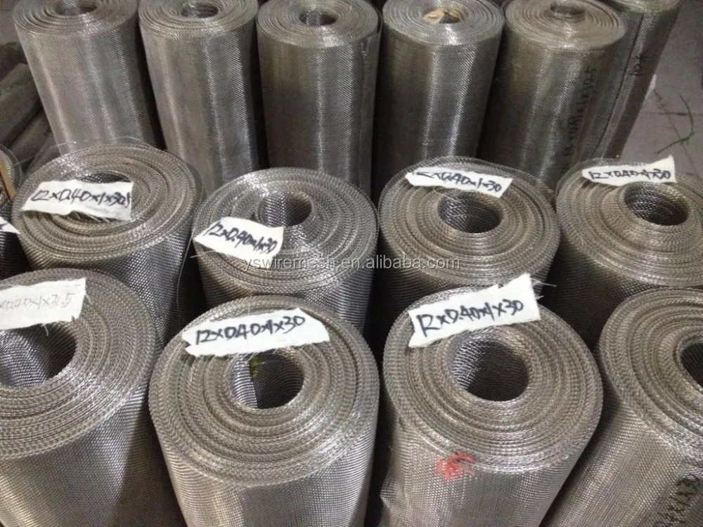 Mesh Woven Stainless Steel Wire Mesh Ss Screening Mesh