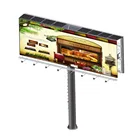 Steel Pole Support Material and Advertising Show Application Solar Billboard Stand