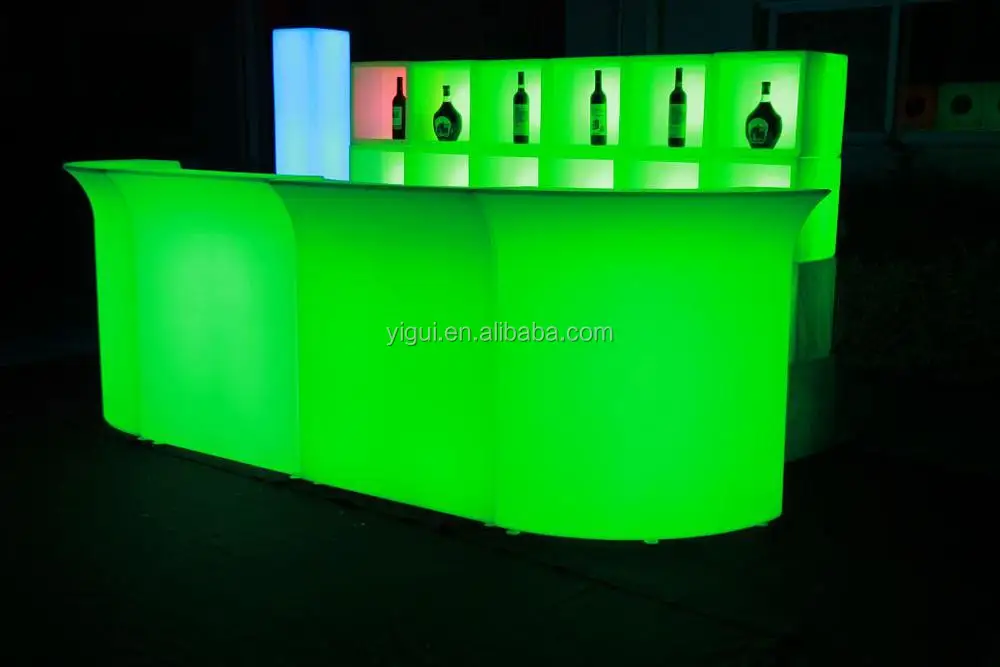 使用される16色魅力的な充電式led照明灯ナイトクラブバーカウンター仕入れ・メーカー・工場