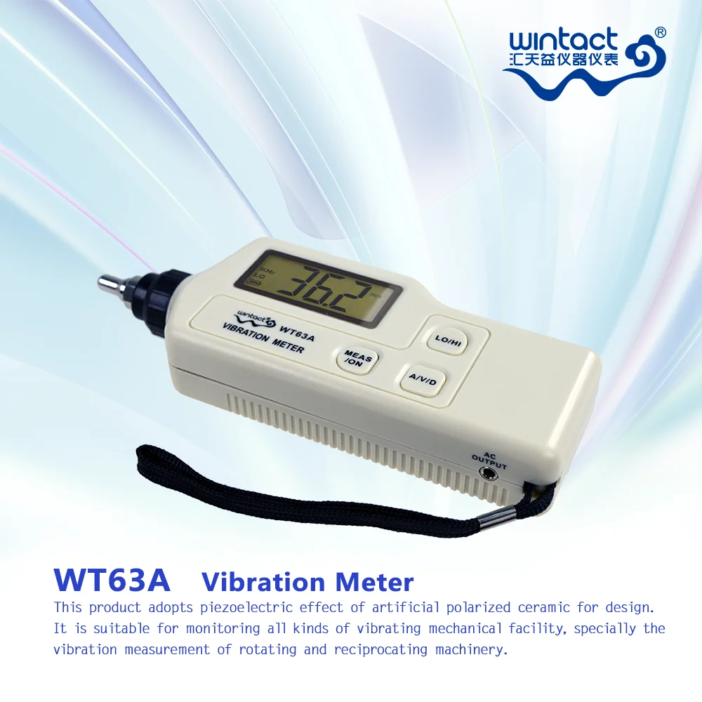 Digital Portable Vibration Meter Vibration Tester Wt63a Buy Vibration