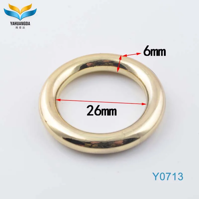 wholesale round wire metal snap o ring for bags