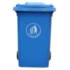 360L plastic outdoor waste bin park garbage bin street trash bin