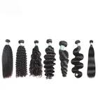 100% Brazilian Virgin Human Hair Tangle Free Wave Straight Curly Natural Hair Different Textures Weaves For Black Women