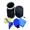 5pcs summer car care kit with sponge car cleaning glove squeegee microfiber cloth car cleaning set