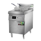 Foronels Fast Food Equipment Table Top Industrial Induction Deep Fryer Gas