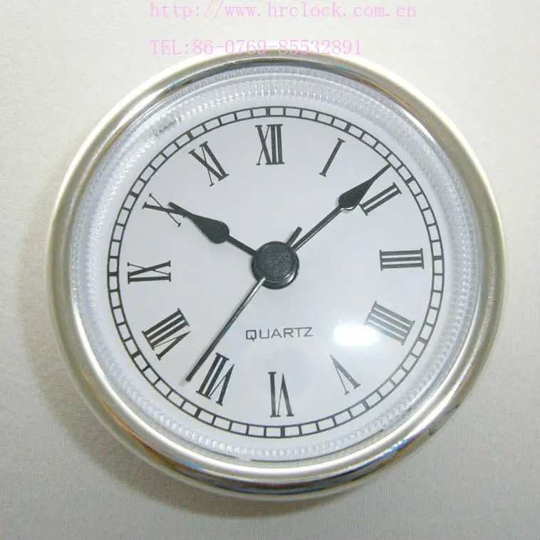 2.5 inch small clock insert antique quartz 65mm insert clock, View 65mm