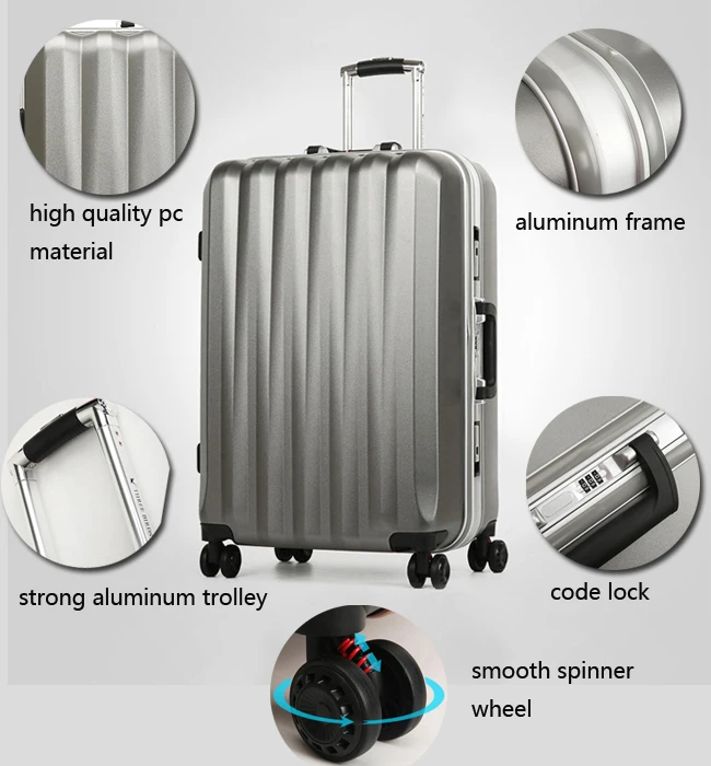 Wholesale 2pcs rolling trolley spinner easy trip suitcase big lots travel house luggage