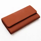 China Full Grain Genuine Leather Designer RFID Ladies Women Wallet Purse handbags