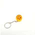 Hot Anime Dragon Ball Z Keychains Orange 1-7stars Dragonball Key Chains
