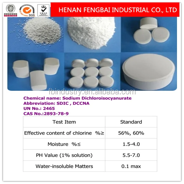 Sodium Dichloro-s-triazinetrione Dihydrate Msds Factory Price - Buy