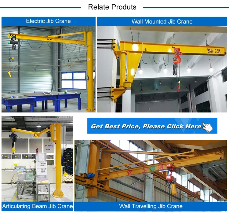 factory direct sale electric hoist jib crane 3 ton 5ton 10 ton