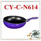 easy cooking clean aluminium prssure kitchen items hot purple painting cooker newly fry pan