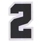 custom service number name appliques of hockey players ice hockey club logo Regiment pair Badge embroidery patch