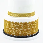 Flower Pattern Silicone Cake Lace Mat Silicone Lace Mold Fondant Cake Decorating Tools Border Decoration Lace Mold